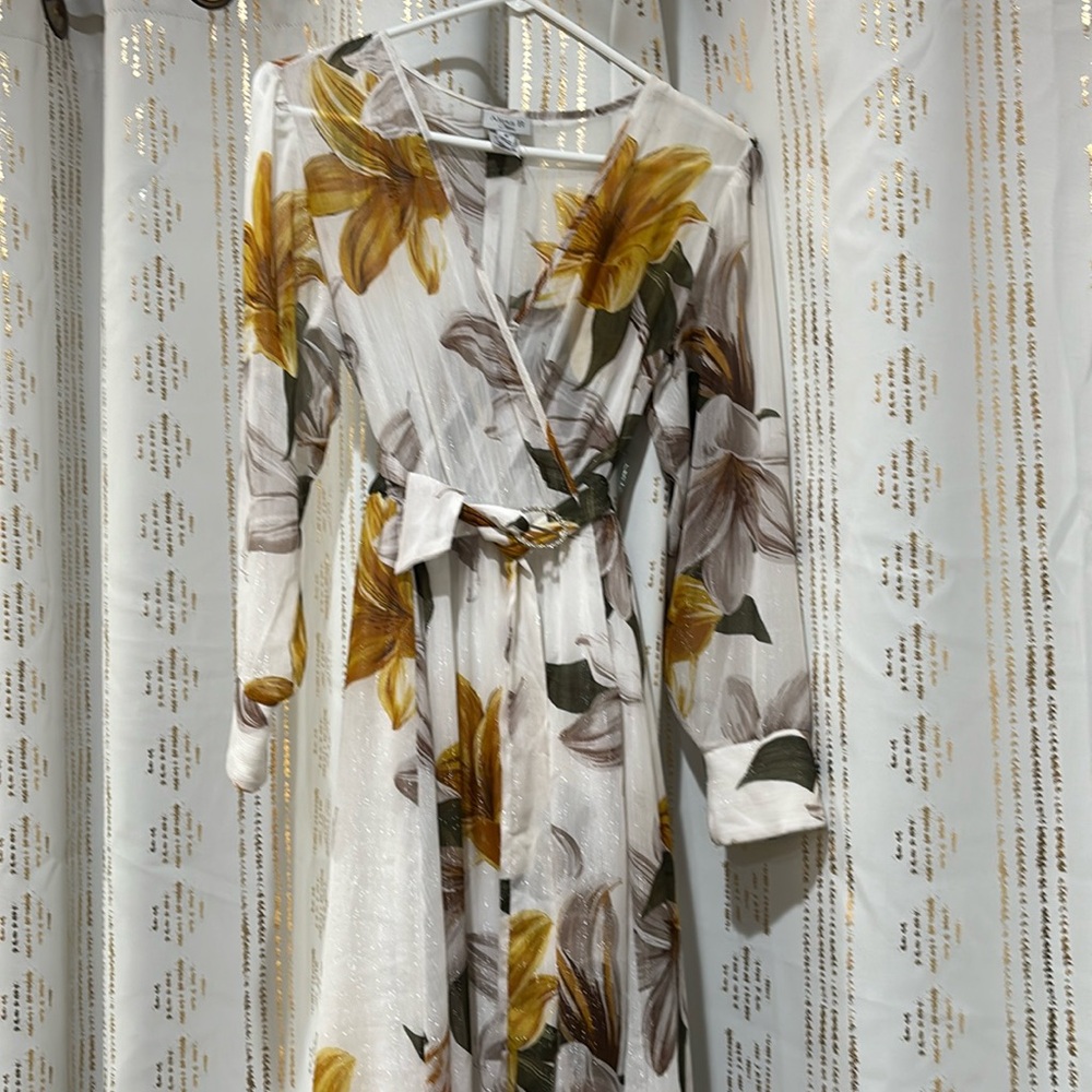 Floral Long Sleeve Dress